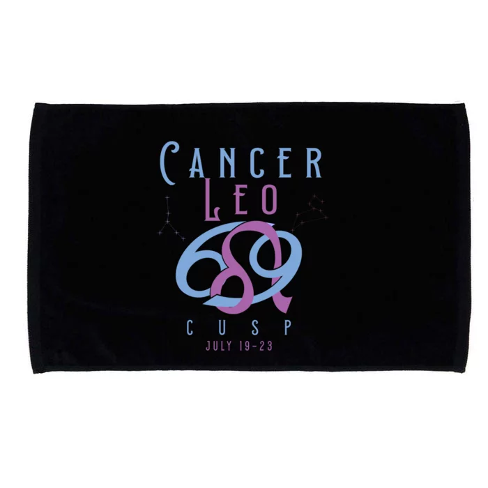 Cancer Leo Cusp Symbol Astrology Zodiac Sign Horoscope Funny Gift Microfiber Hand Towel