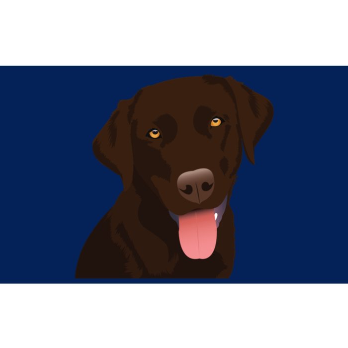 Chocolate Lab Bumper Sticker