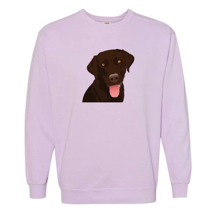 Chocolate Lab Garment-Dyed Sweatshirt