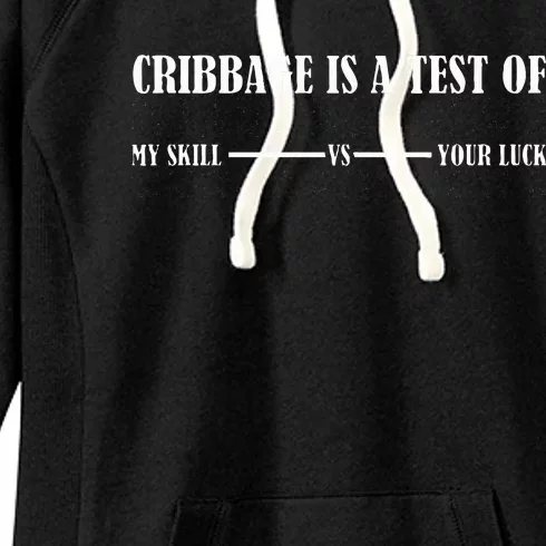 Cribbage Lover Cribbage Board Game Champion Cribbage Women's Fleece Hoodie