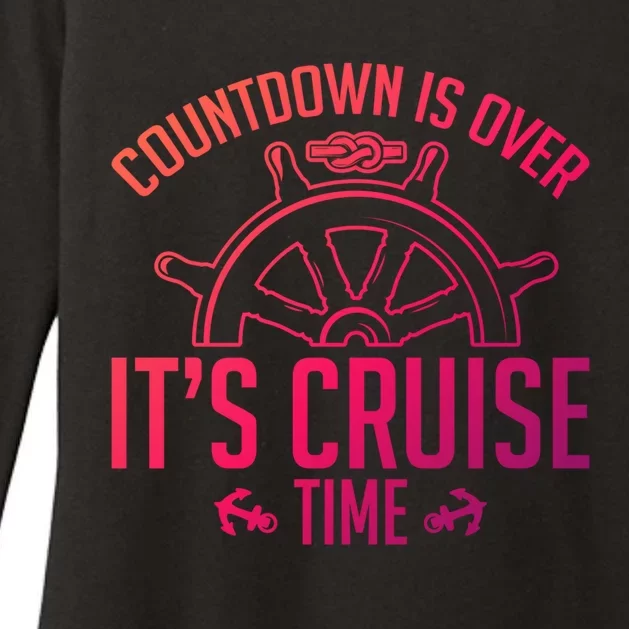 Cruise Lovers Countdown Is Over Its Cruise Time Cruising Meaningful Gift Womens CVC Long Sleeve Shirt