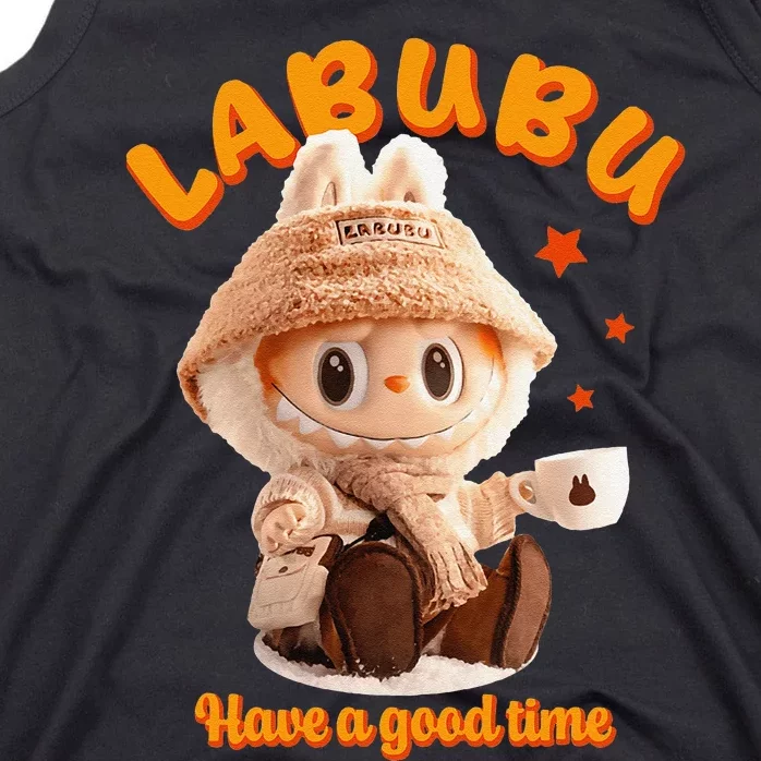 Cute Labubu Classic Pose Funny Labubu Gift Tank Top