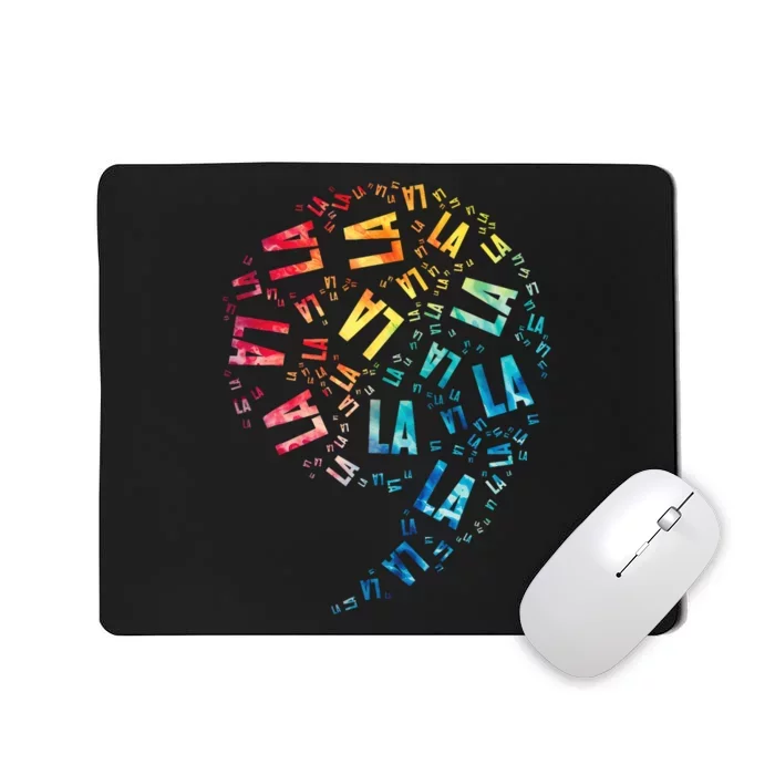 Comma La Cat Tie Dye Mousepad