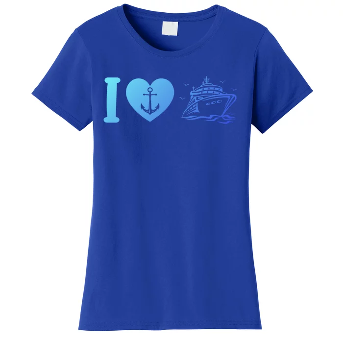 Cruising Lover Cruise Ship Vacation I Love Cruise Meaningful Gift Women's T-Shirt