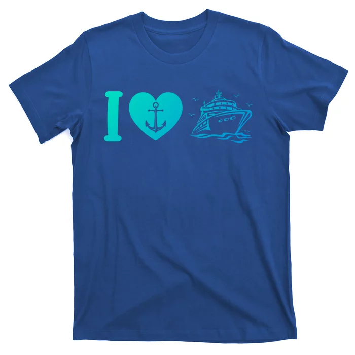 Cruising Lover Cruise Ship Vacation I Love Cruise Meaningful Gift T-Shirt