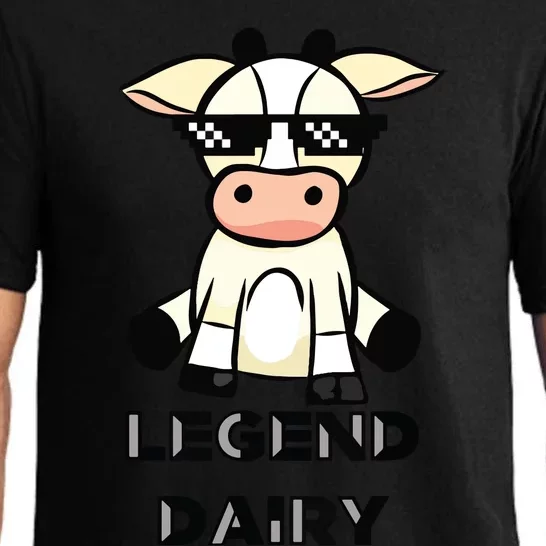 Cow Legendairy Cow Print Pun Pajama Set