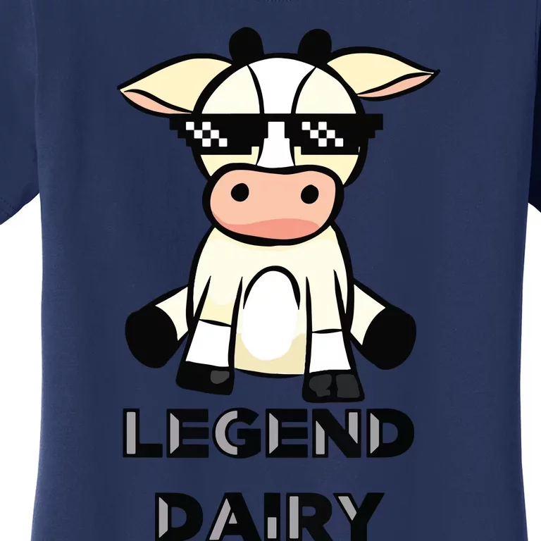 Cow Legendairy Cow Print Pun Women's T-Shirt