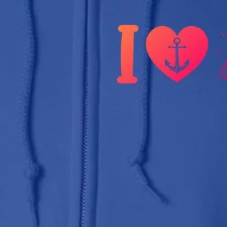 Cruising Lover Cruise Ship Vacation I Love Cruise Meaningful Gift Full Zip Hoodie