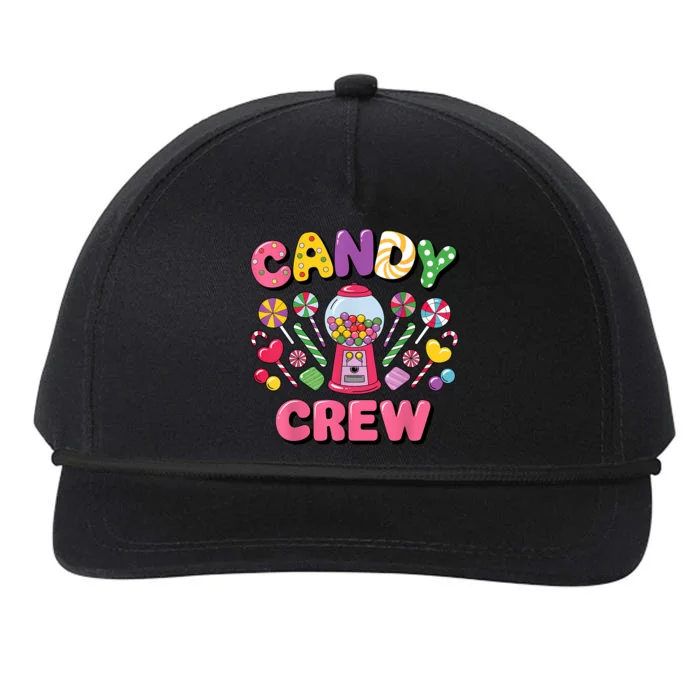 Candy Land Candy Crew Decorations Sweetie Candy Squad Cool Snapback Five-Panel Rope Hat