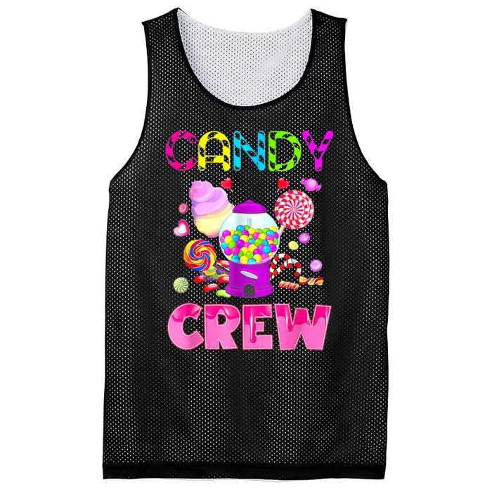 Candy Land Candy Crew Decorations Sweetie Candy Squad Mesh Reversible Basketball Jersey Tank