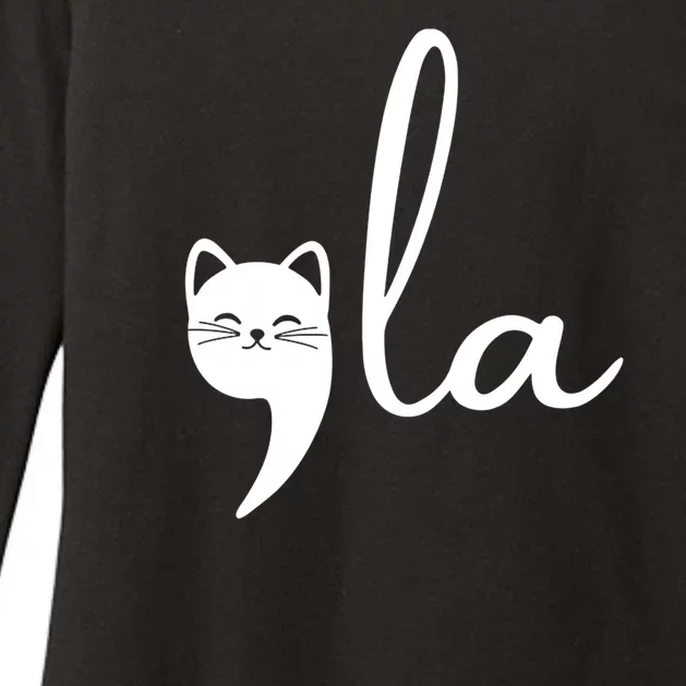 Comma La Cat Lady Kamala Harris Womens CVC Long Sleeve Shirt