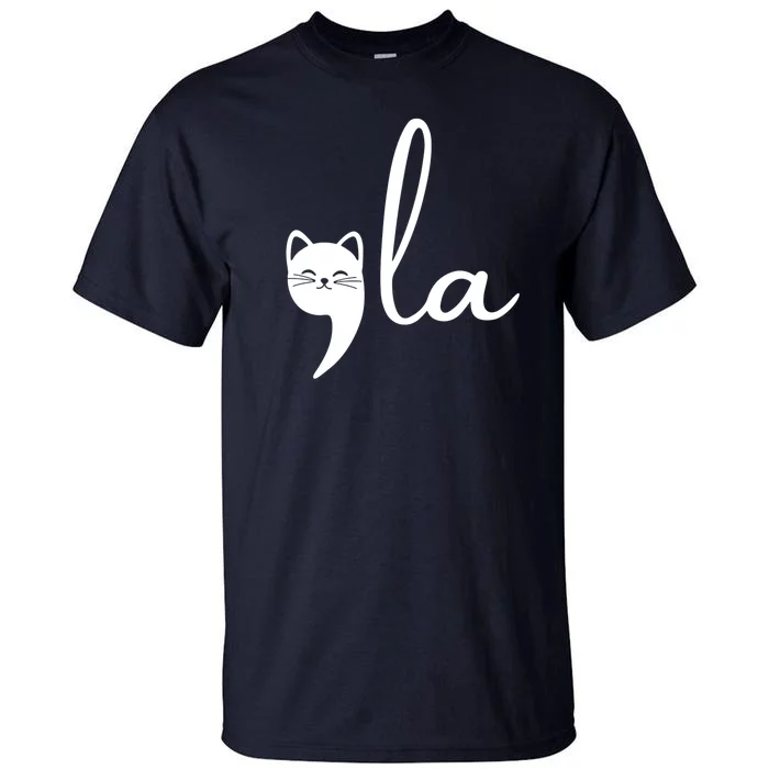 Comma La Cat Lady Kamala Harris Tall T-Shirt