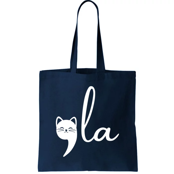 Comma La Cat Lady Kamala Harris Tote Bag