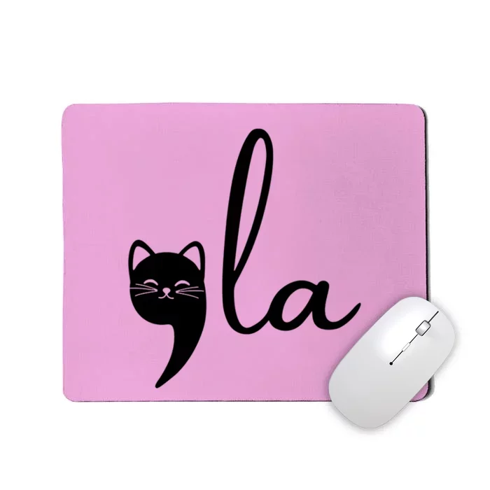 Comma La Cat Lady Kamala Harris Mousepad