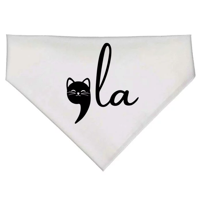 Comma La Cat Lady Kamala Harris USA-Made Doggie Bandana