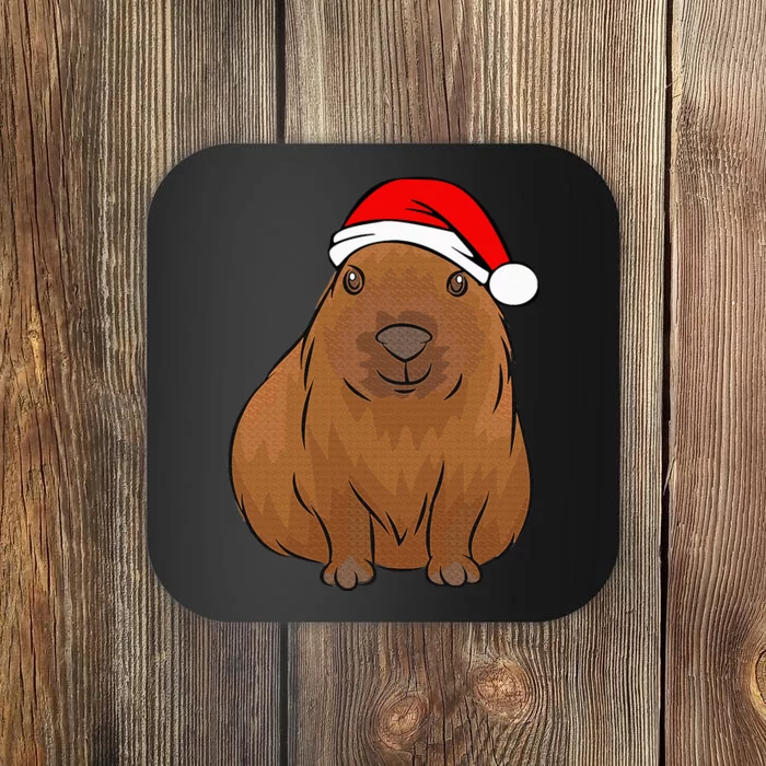 Capybara Lover Cute Christmas Capybara Coaster