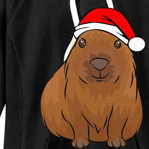 Capybara Lover Cute Christmas Capybara Women's Fleece Hoodie