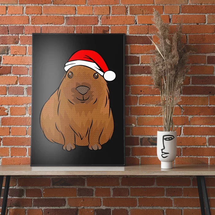 Capybara Lover Cute Christmas Capybara Poster