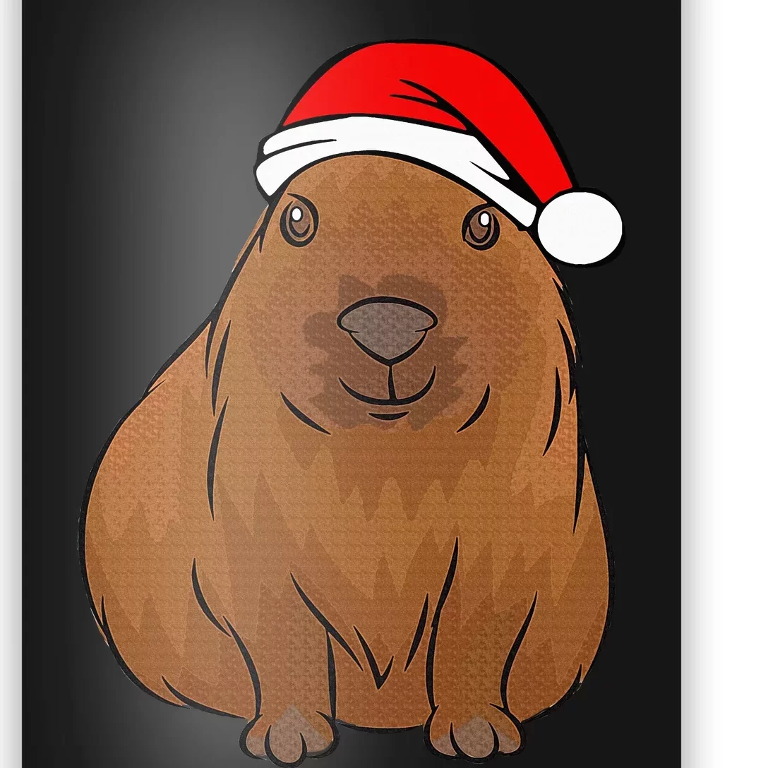 Capybara Lover Cute Christmas Capybara Poster