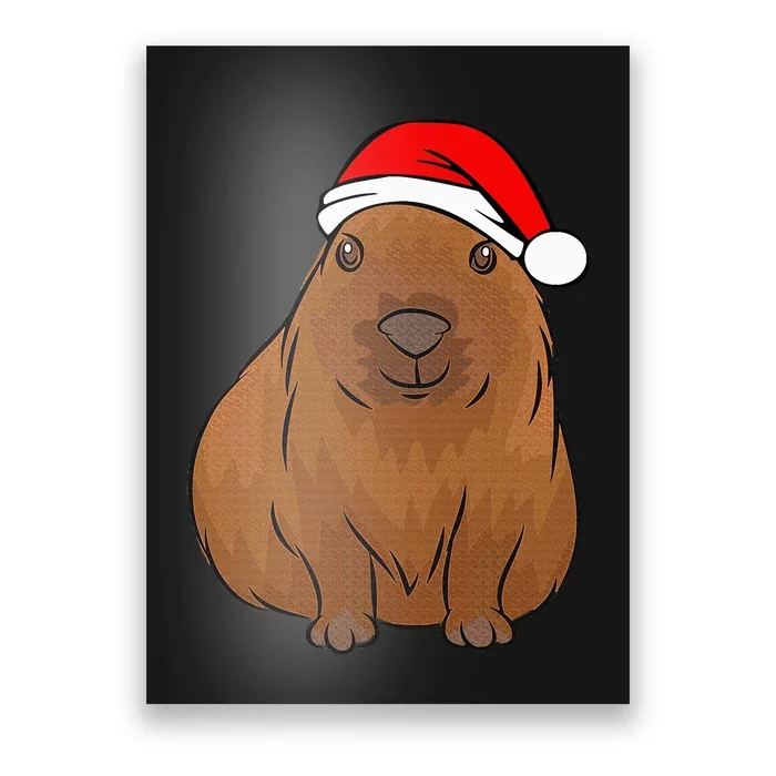 Capybara Lover Cute Christmas Capybara Poster