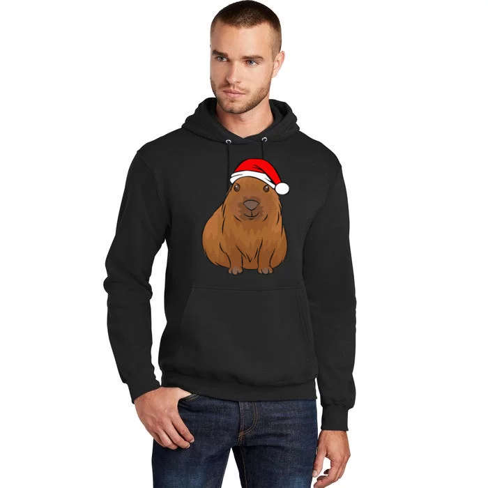 Capybara Lover Cute Christmas Capybara Tall Hoodie