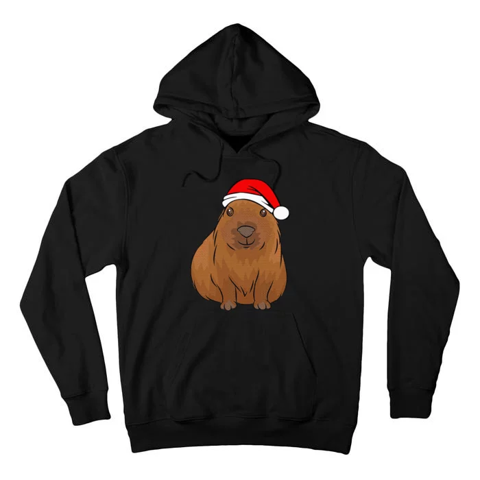 Capybara Lover Cute Christmas Capybara Tall Hoodie