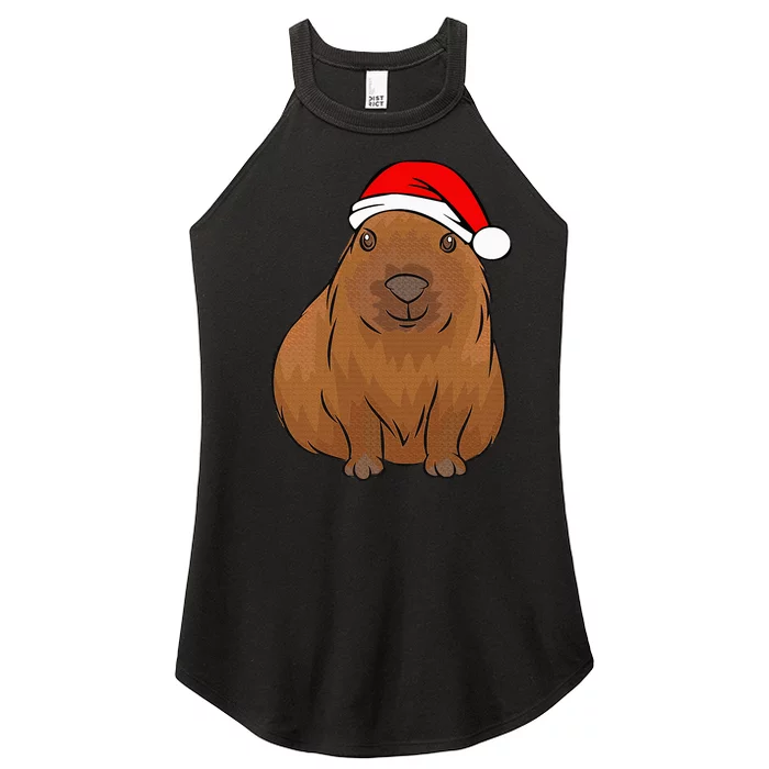 Capybara Lover Cute Christmas Capybara Women’s Perfect Tri Rocker Tank