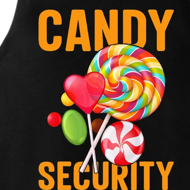 candy land costumes adult candy land candy security Ladies Tri-Blend Wicking Tank