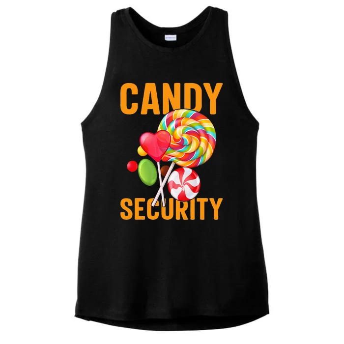 candy land costumes adult candy land candy security Ladies Tri-Blend Wicking Tank