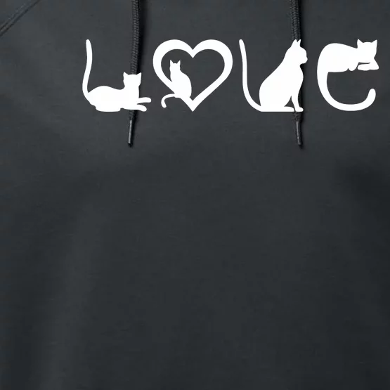 Cat Love Performance Fleece Hoodie