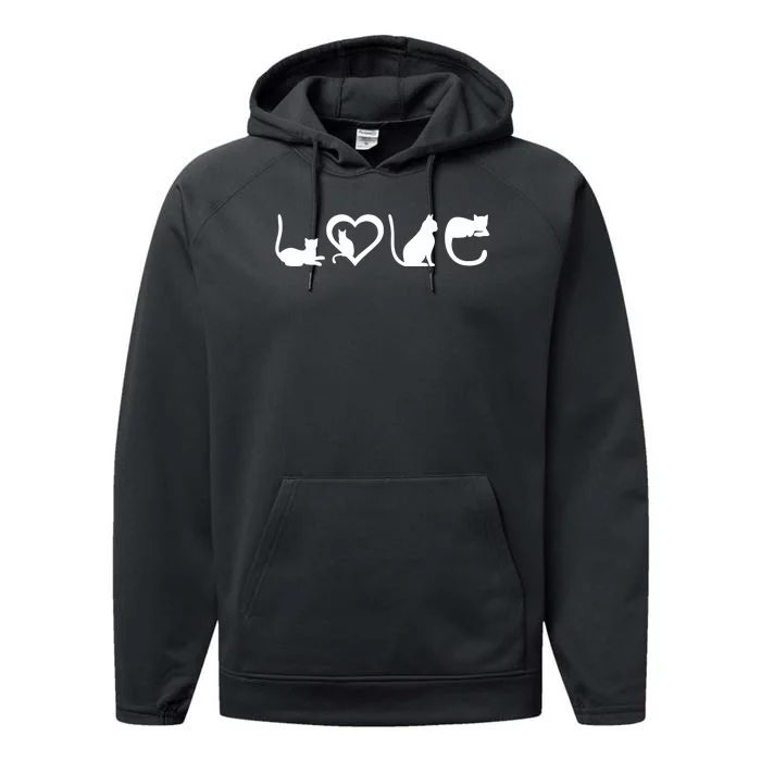 Cat Love Performance Fleece Hoodie