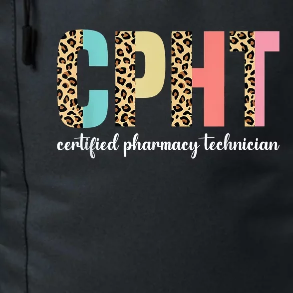 CPHT Leopard Certified Pharmacy Technician Daily Commute Backpack