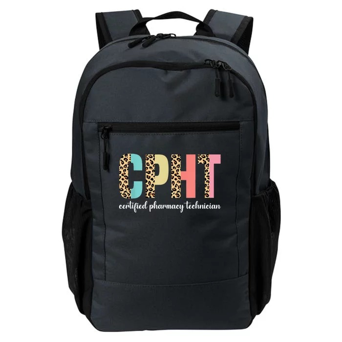 CPHT Leopard Certified Pharmacy Technician Daily Commute Backpack