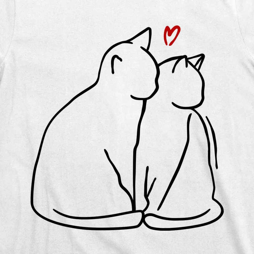 Cat Lover Cute Valentine T-Shirt