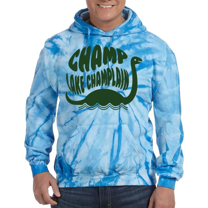 Champ Lake Champlain Monster American Folklore Tie Dye Hoodie