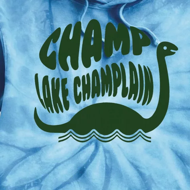 Champ Lake Champlain Monster American Folklore Tie Dye Hoodie