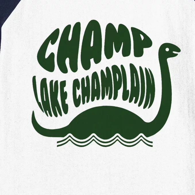 Champ Lake Champlain Monster American Folklore Baseball Sleeve Shirt