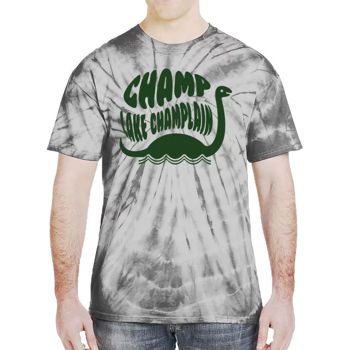 Champ Lake Champlain Monster American Folklore Tie-Dye T-Shirt