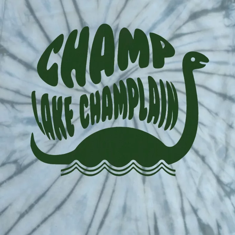 Champ Lake Champlain Monster American Folklore Tie-Dye T-Shirt