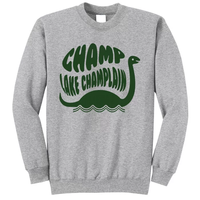 Champ Lake Champlain Monster American Folklore Tall Sweatshirt