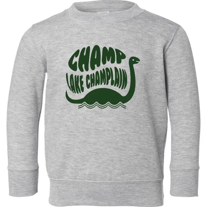 Champ Lake Champlain Monster American Folklore Toddler Sweatshirt