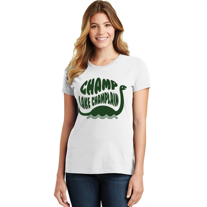 Champ Lake Champlain Monster American Folklore Women's T-Shirt