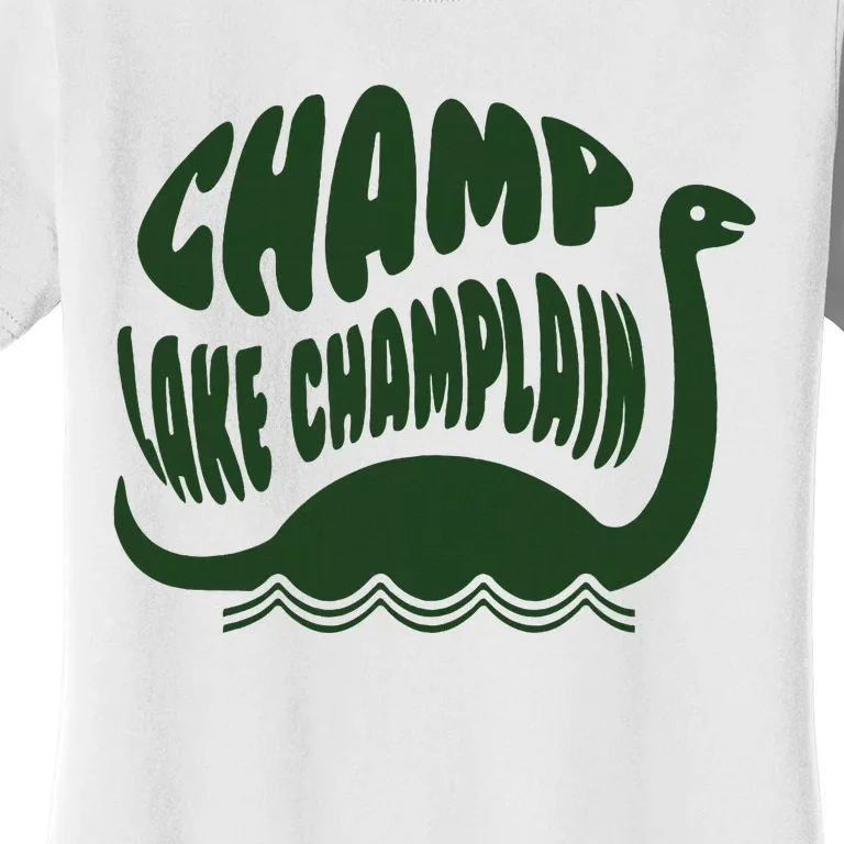 Champ Lake Champlain Monster American Folklore Women's T-Shirt