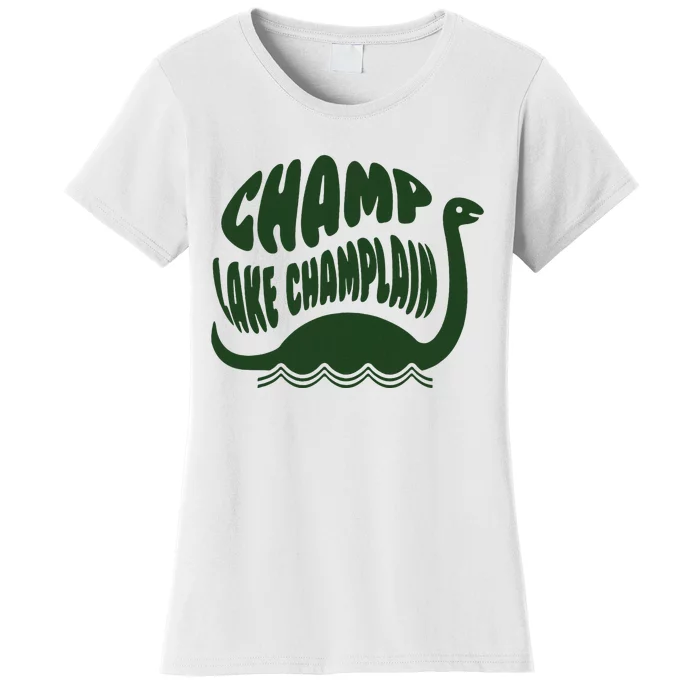 Champ Lake Champlain Monster American Folklore Women's T-Shirt