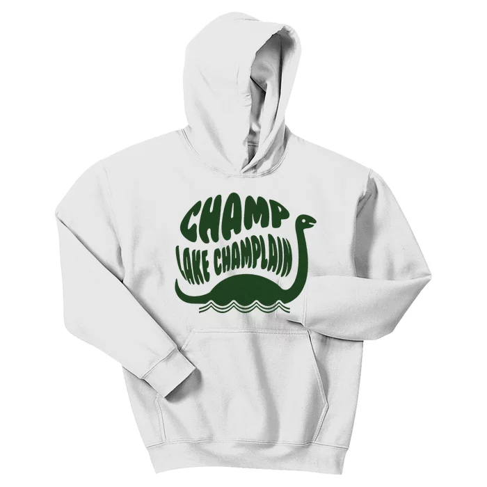 Champ Lake Champlain Monster American Folklore Kids Hoodie