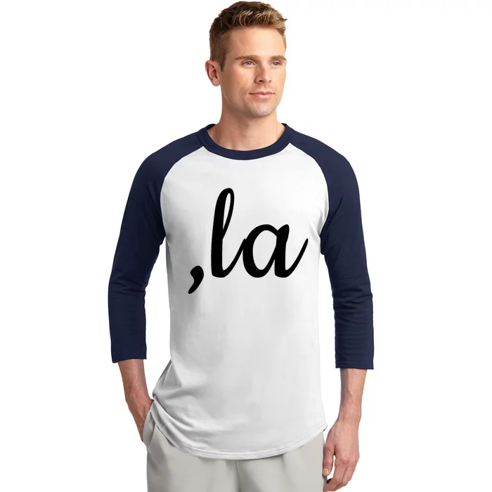 Comma La Baseball Sleeve Shirt