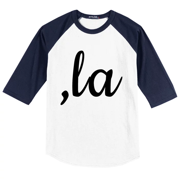 Comma La Baseball Sleeve Shirt