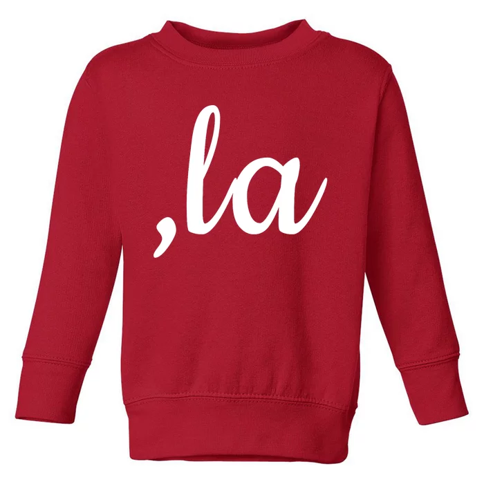 Comma La Toddler Sweatshirt