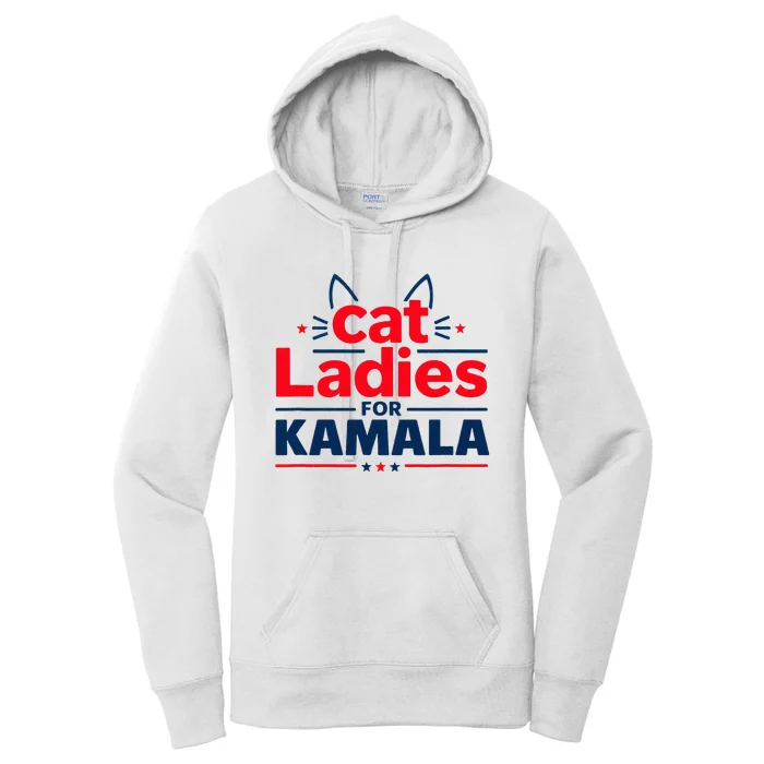 Cat Ladies Cat Lettering Positive Women's Pullover Hoodie