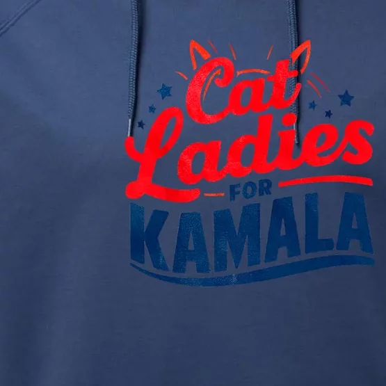 Cat Ladies Cat Lettering Positive Funny Performance Fleece Hoodie